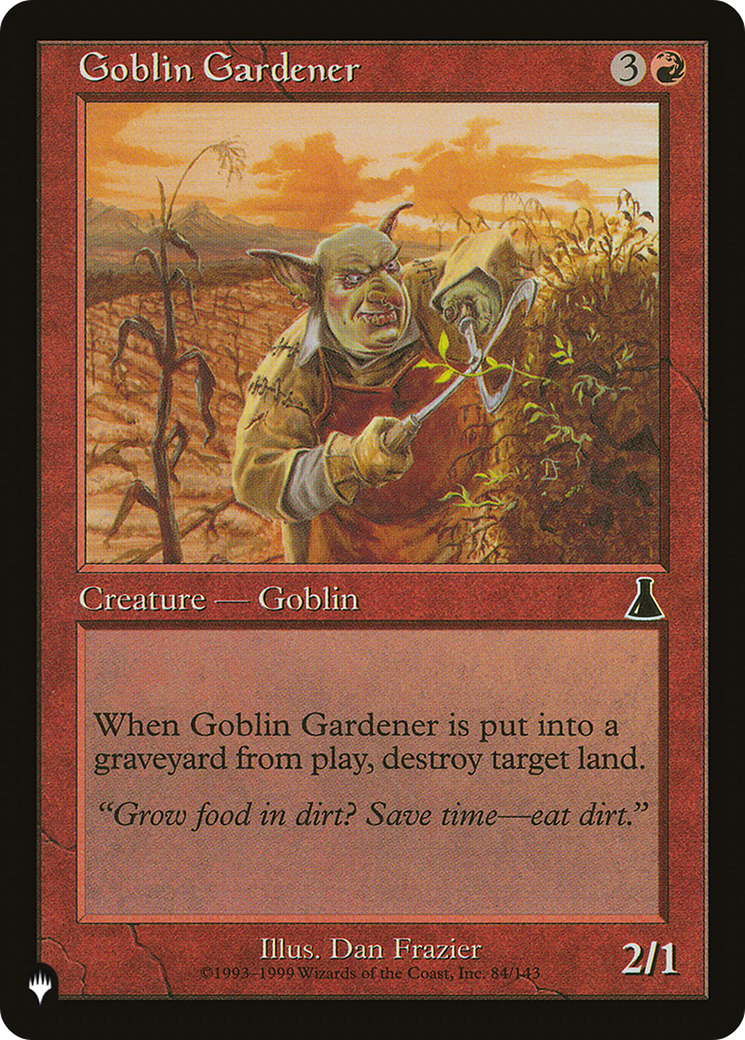 Goblin Gardener [The List] | The Time Vault CA