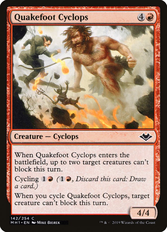 Quakefoot Cyclops [Modern Horizons] | The Time Vault CA
