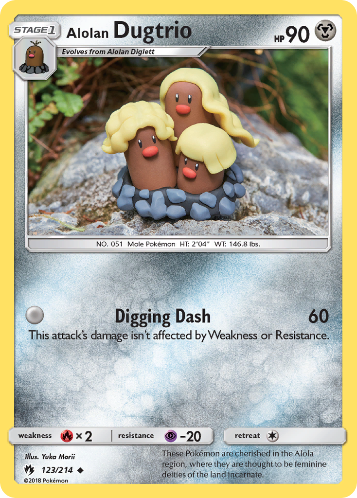 Alolan Dugtrio (123/214) [Sun & Moon: Lost Thunder] | The Time Vault CA
