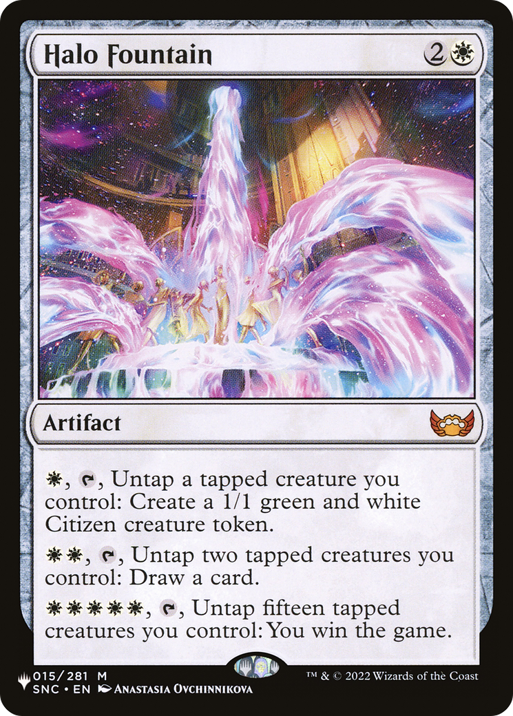 Halo Fountain [The List] | The Time Vault CA