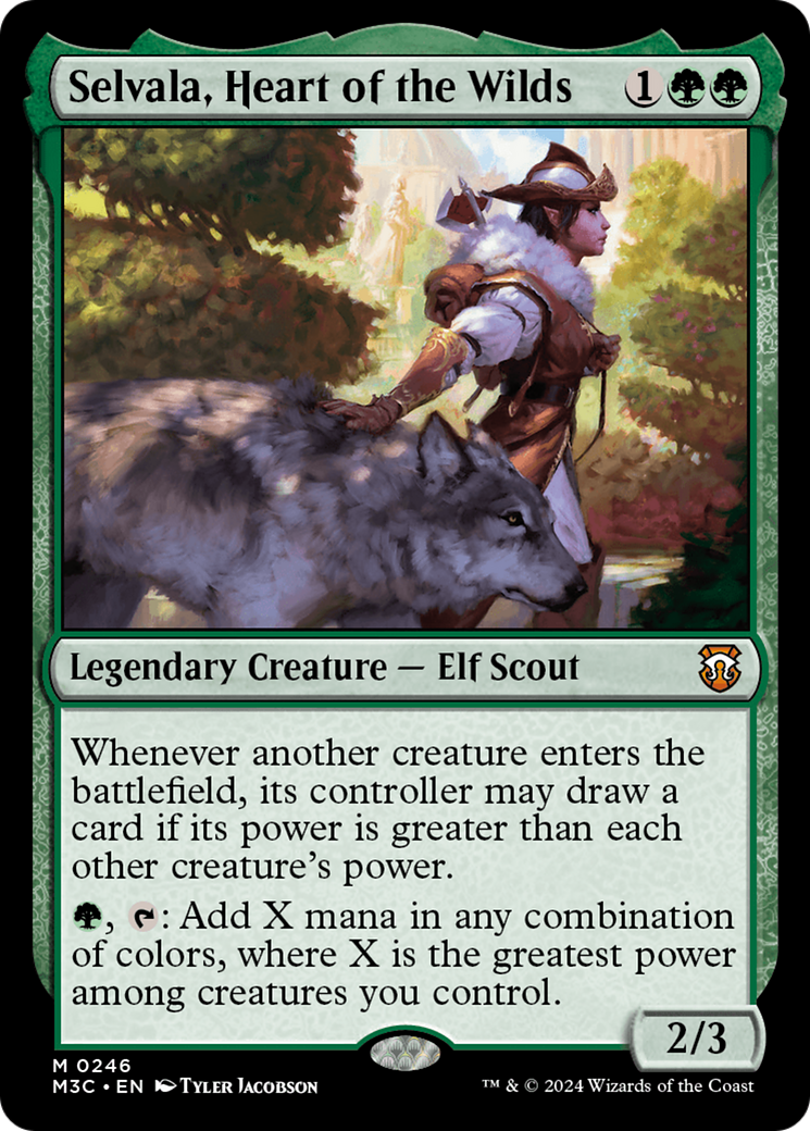 Selvala, Heart of the Wilds (Ripple Foil) [Modern Horizons 3 Commander] | The Time Vault CA