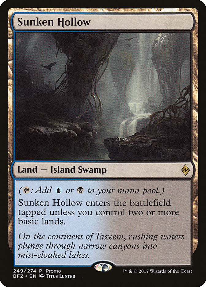 Sunken Hollow (Promo) [Standard Showdown Promos] | The Time Vault CA