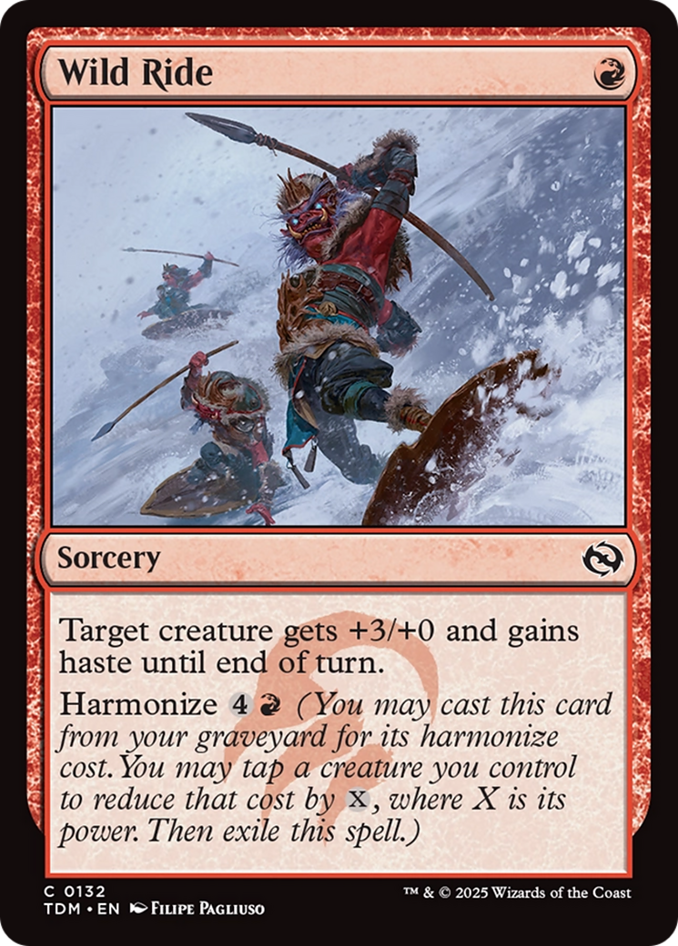Wild Ride [Tarkir: Dragonstorm] | The Time Vault CA