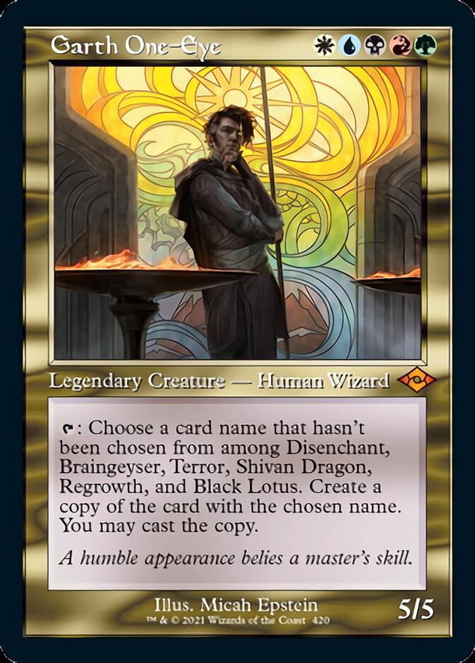Garth One-Eye (Retro Foil Etched) [Modern Horizons 2] | The Time Vault CA