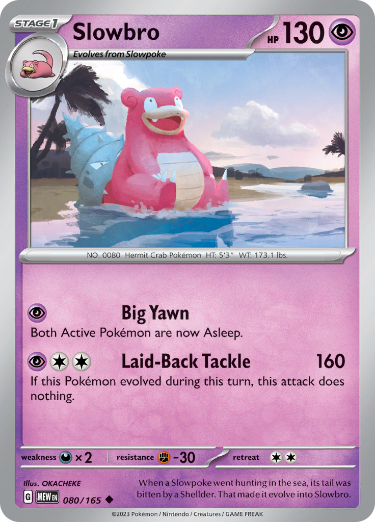 Slowbro (080/165) [Scarlet & Violet 151] | The Time Vault CA