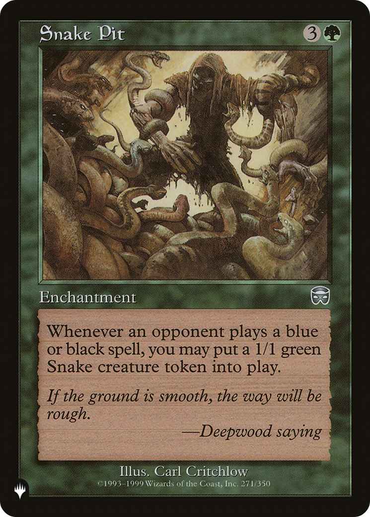 Snake Pit [The List] | The Time Vault CA
