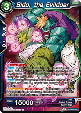 Bido, the Evildoer (Uncommon) (BT13-052) [Supreme Rivalry] | The Time Vault CA