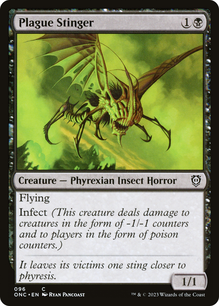 Plague Stinger [Phyrexia: All Will Be One Commander] | The Time Vault CA