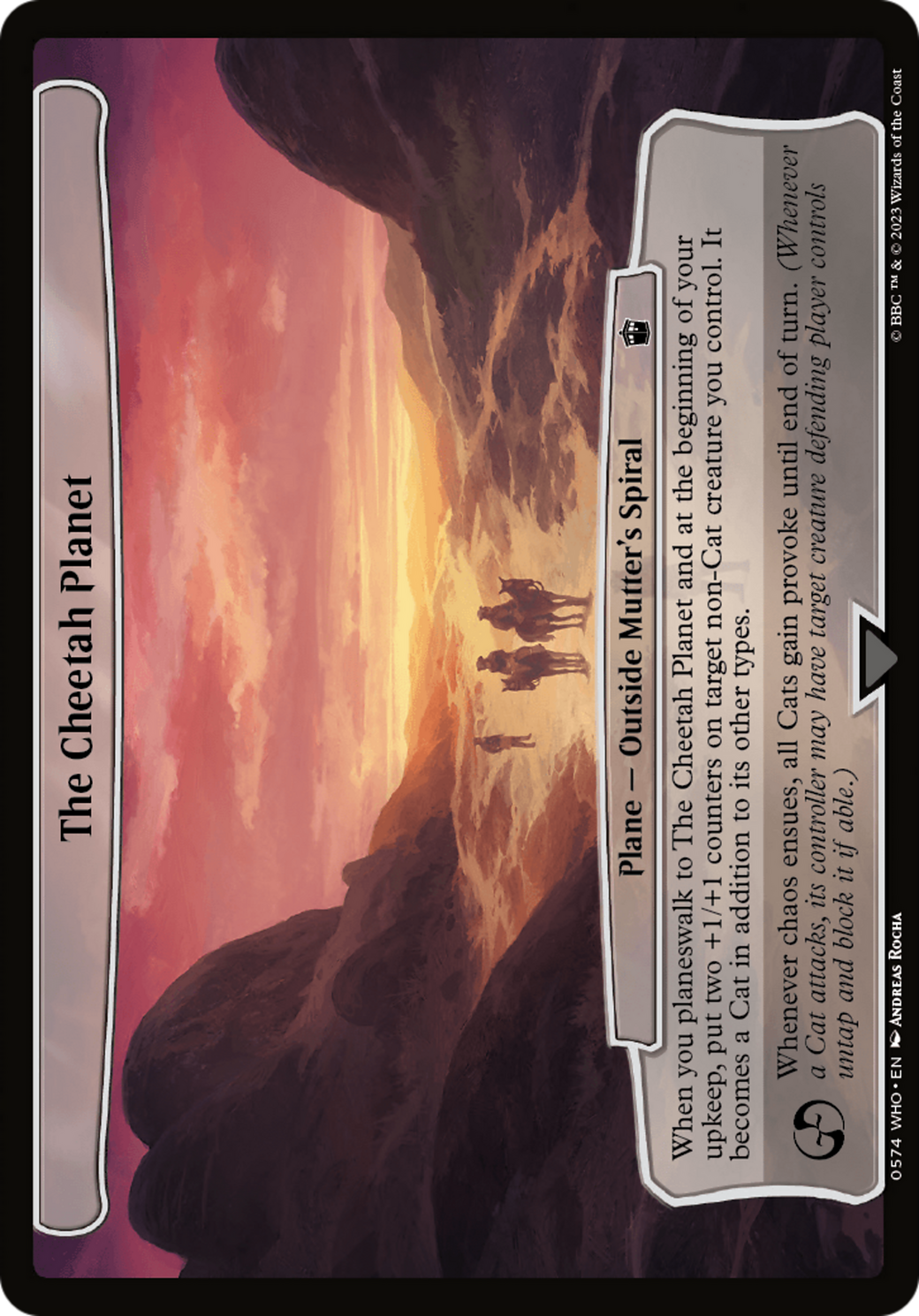 The Cheetah Planet [Doctor Who] | The Time Vault CA
