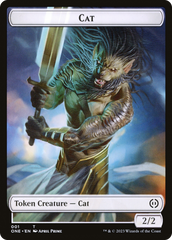 Cat Token [Phyrexia: All Will Be One Tokens] | The Time Vault CA