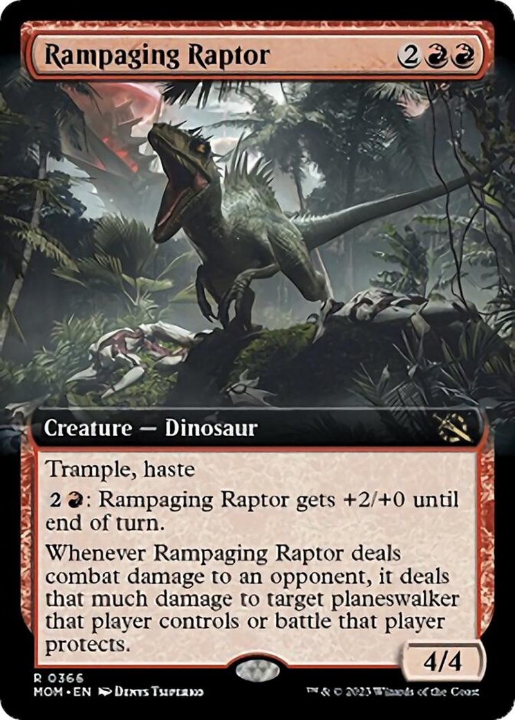 Rampaging Raptor (Extended Art) [March of the Machine] | The Time Vault CA