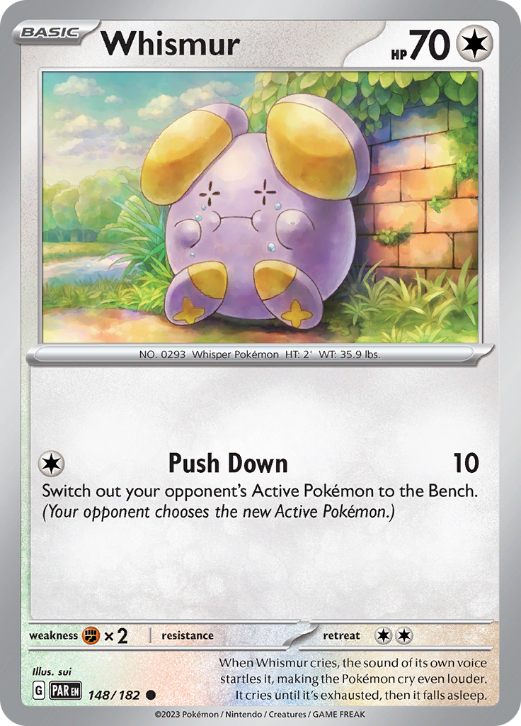 Whismur (148/182) [Scarlet & Violet: Paradox Rift] | The Time Vault CA