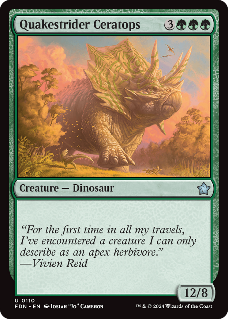 Quakestrider Ceratops [Foundations] | The Time Vault CA