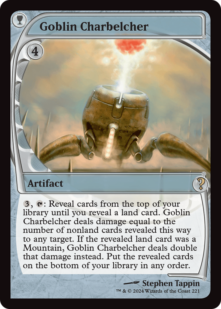 Goblin Charbelcher (Future Sight) [Mystery Booster 2] | The Time Vault CA