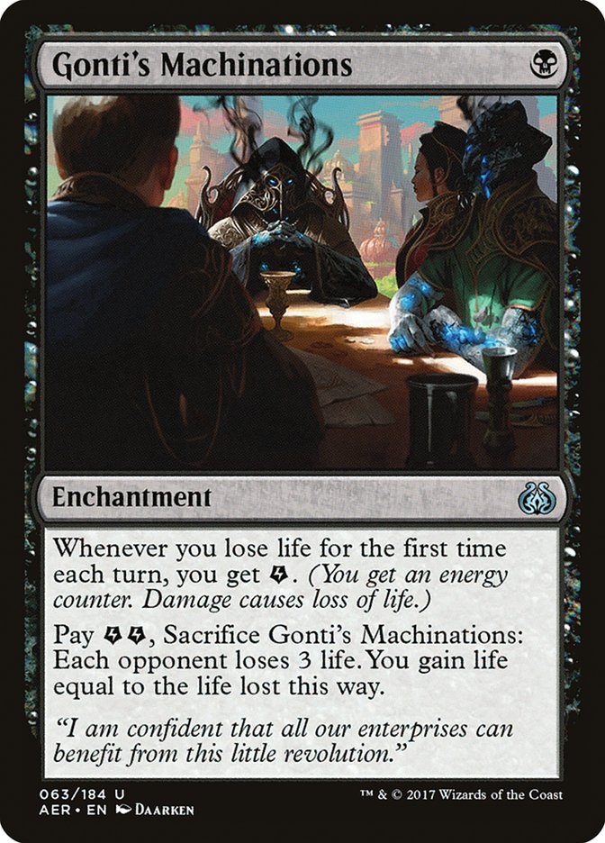 Gonti's Machinations [Aether Revolt] | The Time Vault CA