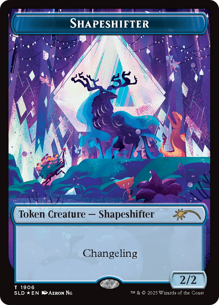 Shapeshifter Token (1906) (Double Rainbow Foil) [Secret Lair Drop Series] | The Time Vault CA