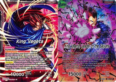 King Vegeta // King Vegeta, Leader of the Saiyans (SD9-01) [Assault of the Saiyans] | The Time Vault CA