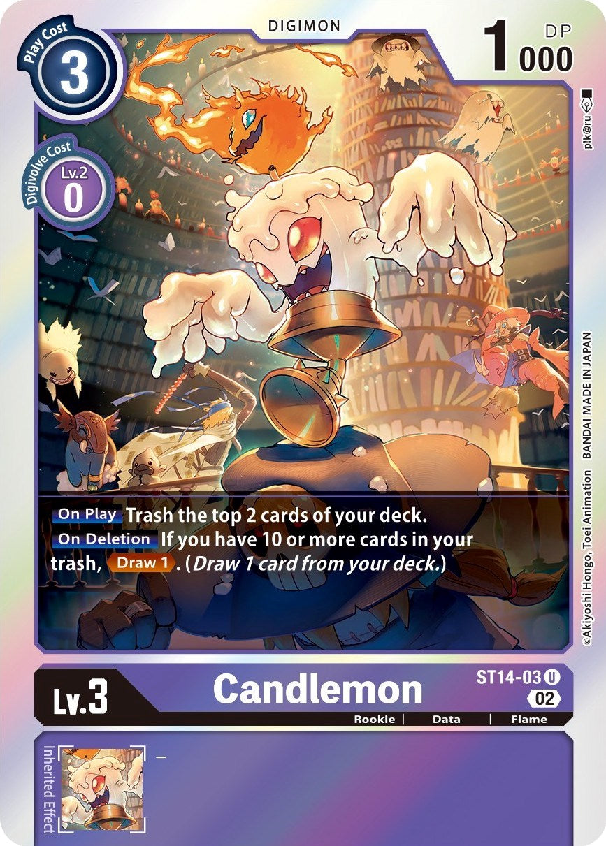 Candlemon [ST14-03] [Starter Deck: Beelzemon Advanced Deck Set] | The Time Vault CA