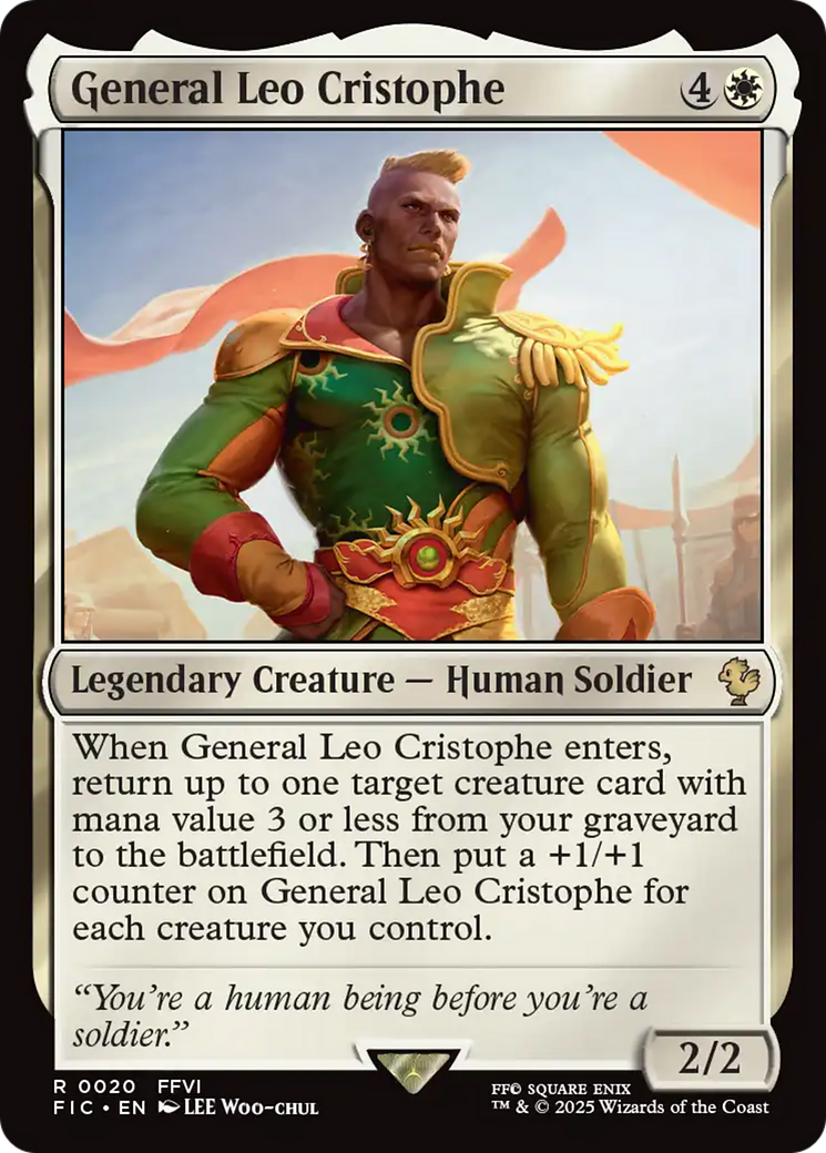 General Leo Cristophe [FINAL FANTASY Commander] | The Time Vault CA