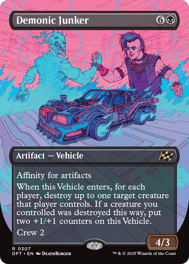 Demonic Junker (Borderless) [Aetherdrift] | The Time Vault CA