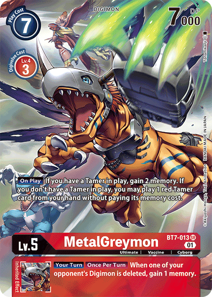 MetalGreymon [BT7-013] (Alternate Art) [Next Adventure] | The Time Vault CA