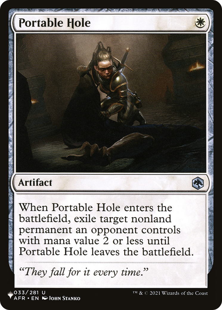 Portable Hole [The List] | The Time Vault CA