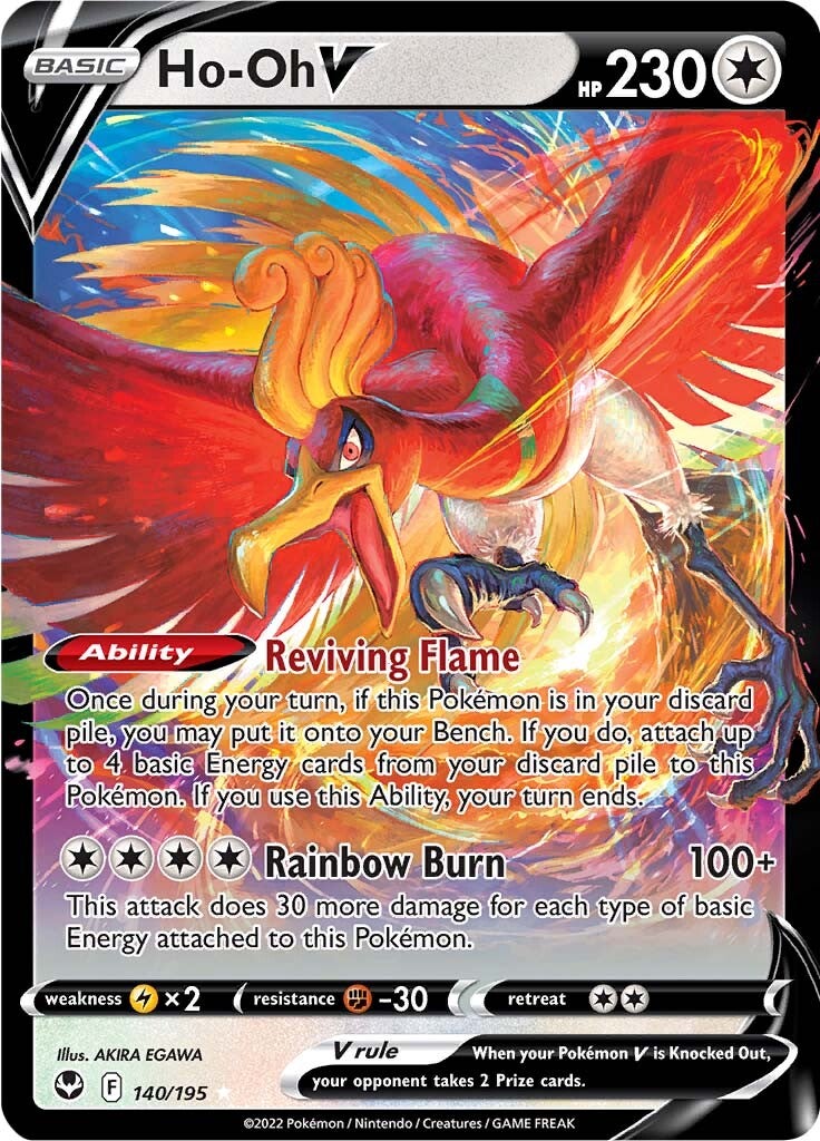 Ho-oh V (140/195) [Sword & Shield: Silver Tempest] | The Time Vault CA