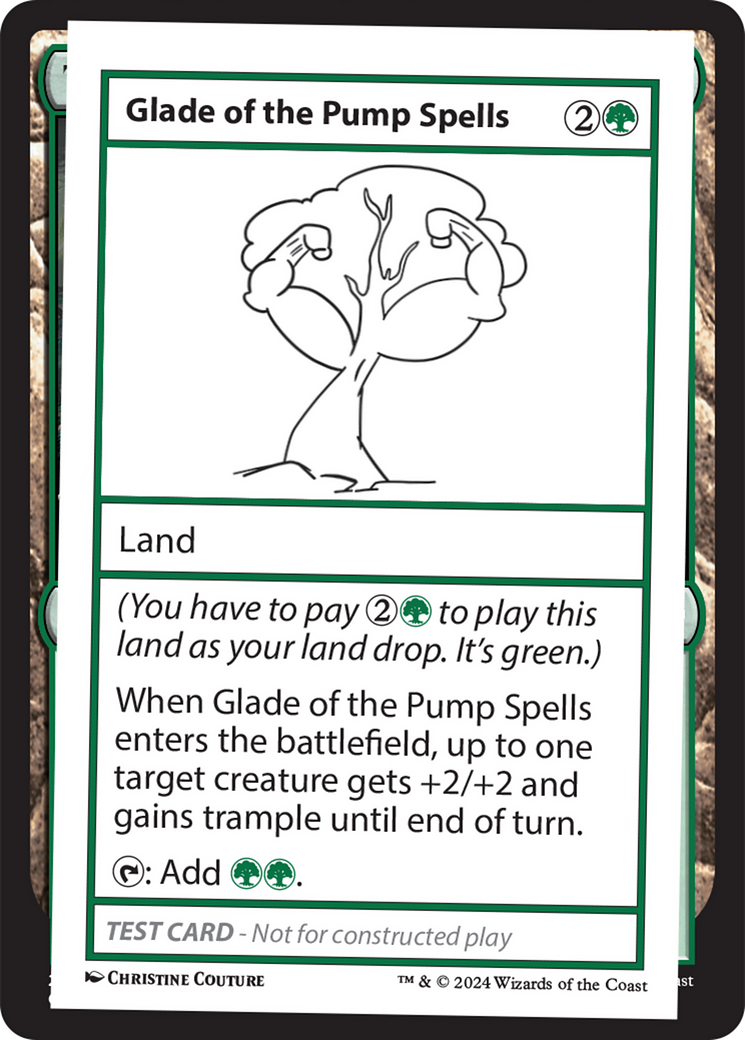 Glade of the Pump Spells [Mystery Booster 2 Playtest Cards] | The Time Vault CA