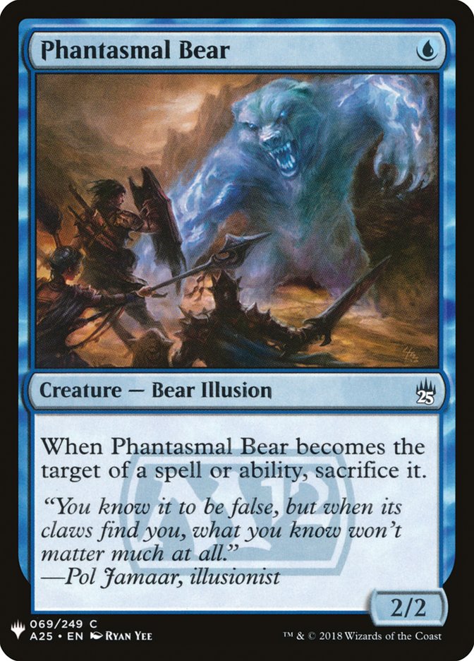 Phantasmal Bear [Mystery Booster] | The Time Vault CA