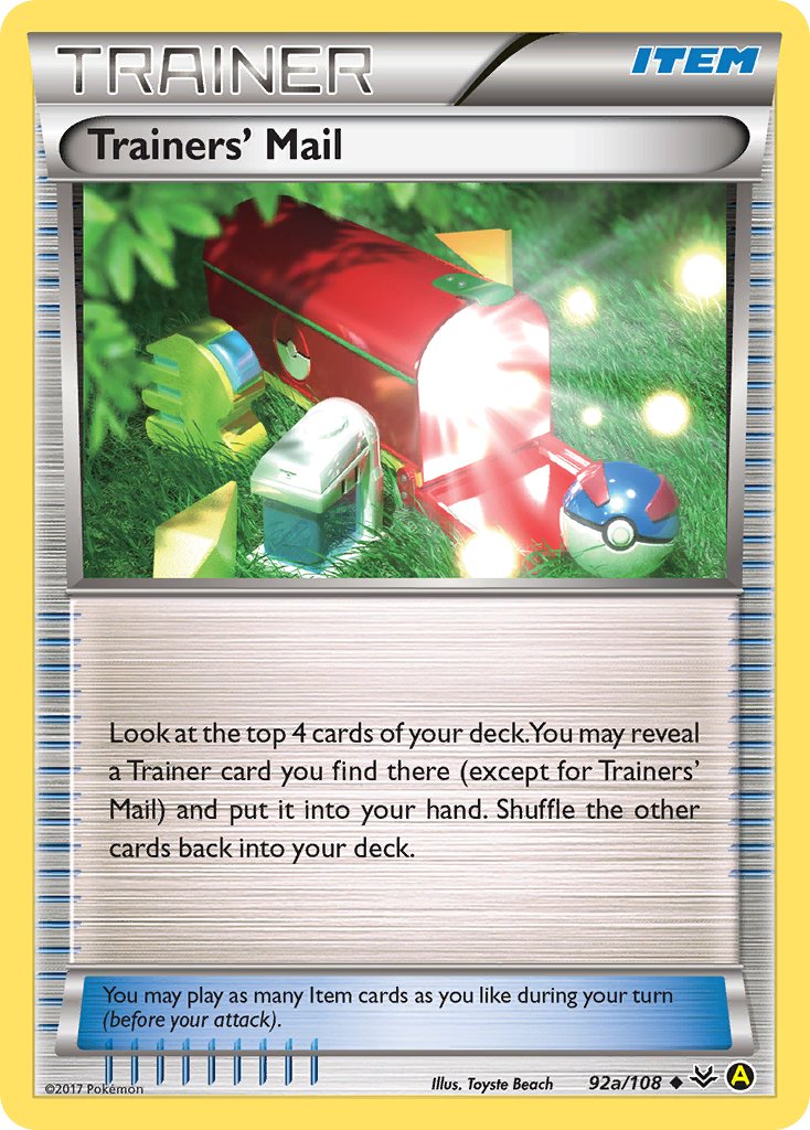 Trainers' Mail (92a/108) [Alternate Art Promos] | The Time Vault CA