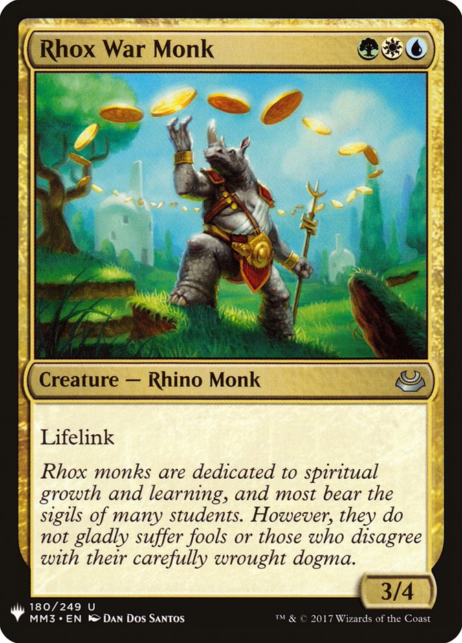 Rhox War Monk [Mystery Booster] | The Time Vault CA