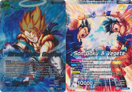 Son Goku & Vegeta // Miracle Strike Gogeta (Movie Promo) (P-069) [Promotion Cards] | The Time Vault CA