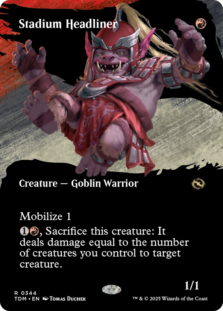 Stadium Headliner (Borderless) [Tarkir: Dragonstorm] | The Time Vault CA