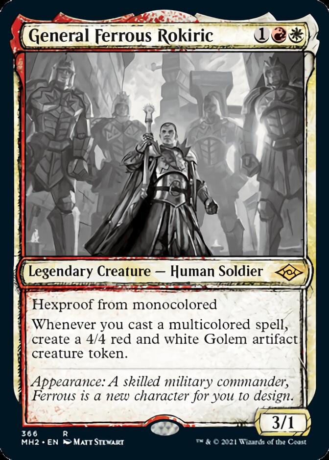 General Ferrous Rokiric (Sketch) [Modern Horizons 2] | The Time Vault CA
