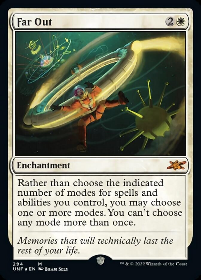 Far Out (Galaxy Foil) [Unfinity] | The Time Vault CA