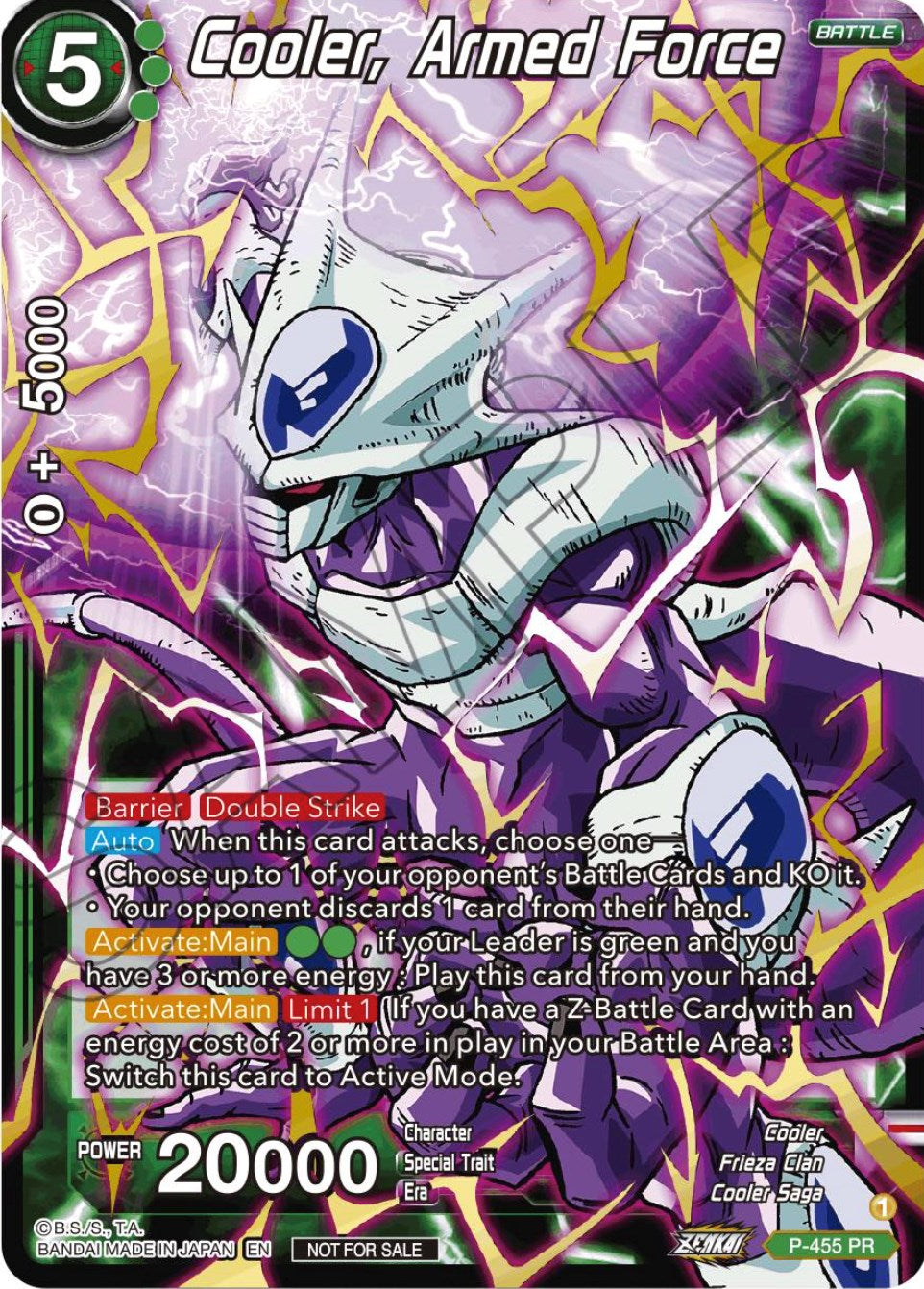 Cooler, Armed Force (Championship Selection Pack 2023 Vol.1) (Holo) (P-455) [Tournament Promotion Cards] | The Time Vault CA