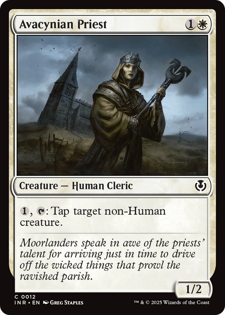 Avacynian Priest [Innistrad Remastered] | The Time Vault CA