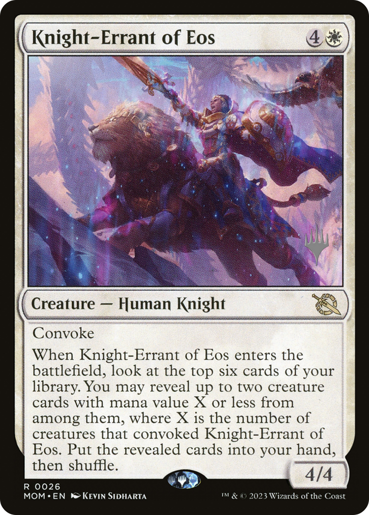 Knight-Errant of Eos (Promo Pack) [March of the Machine Promos] | The Time Vault CA