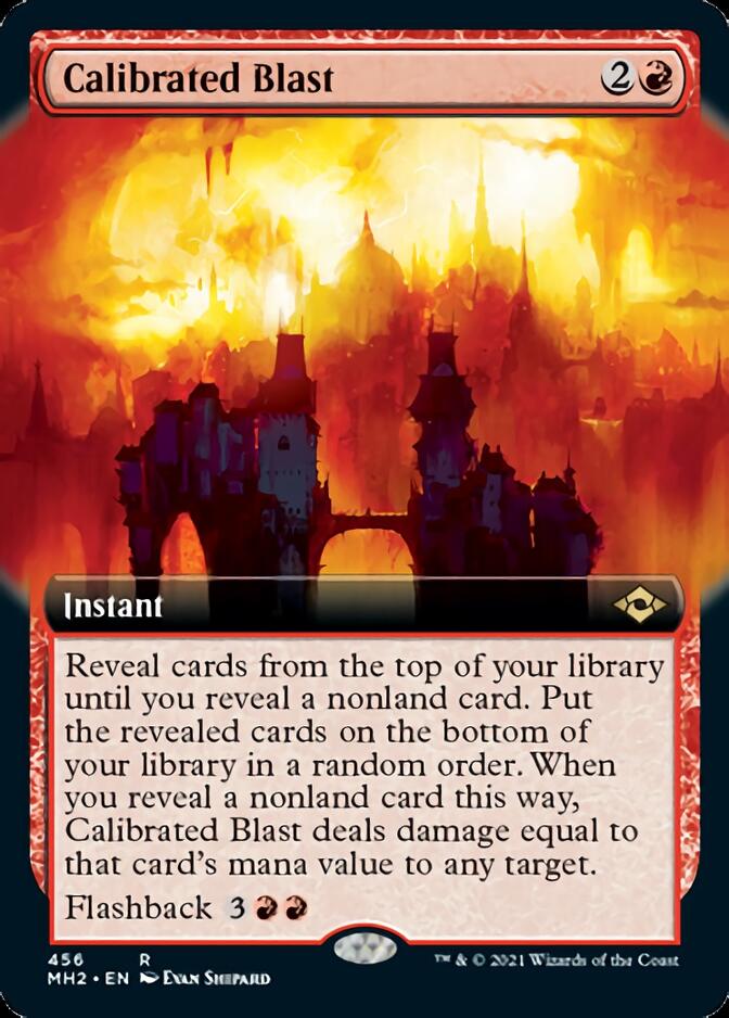 Calibrated Blast (Extended Art) [Modern Horizons 2] | The Time Vault CA