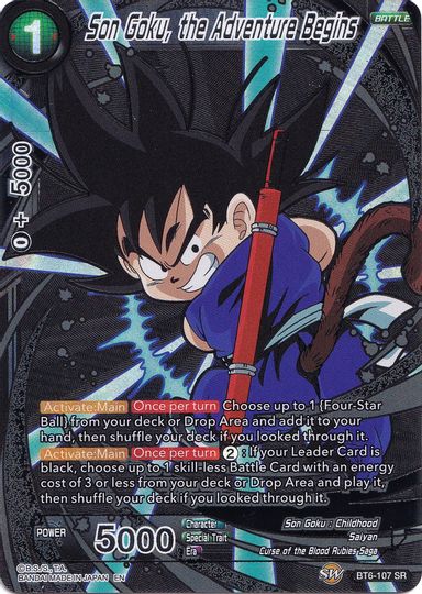 Son Goku, the Adventure Begins (Collector's Selection Vol. 1) (BT6-107) [Promotion Cards] | The Time Vault CA