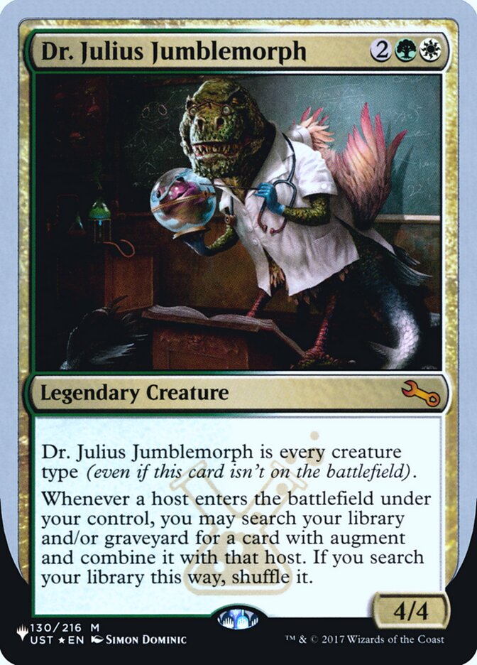 Dr. Julius Jumblemorph (Unfinity Foil Edition) [The List] | The Time Vault CA