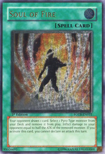 Soul of Fire [FOTB-EN031] Ultimate Rare | The Time Vault CA