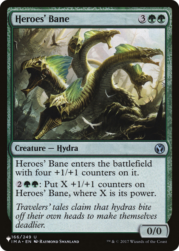 Heroes' Bane [The List] | The Time Vault CA