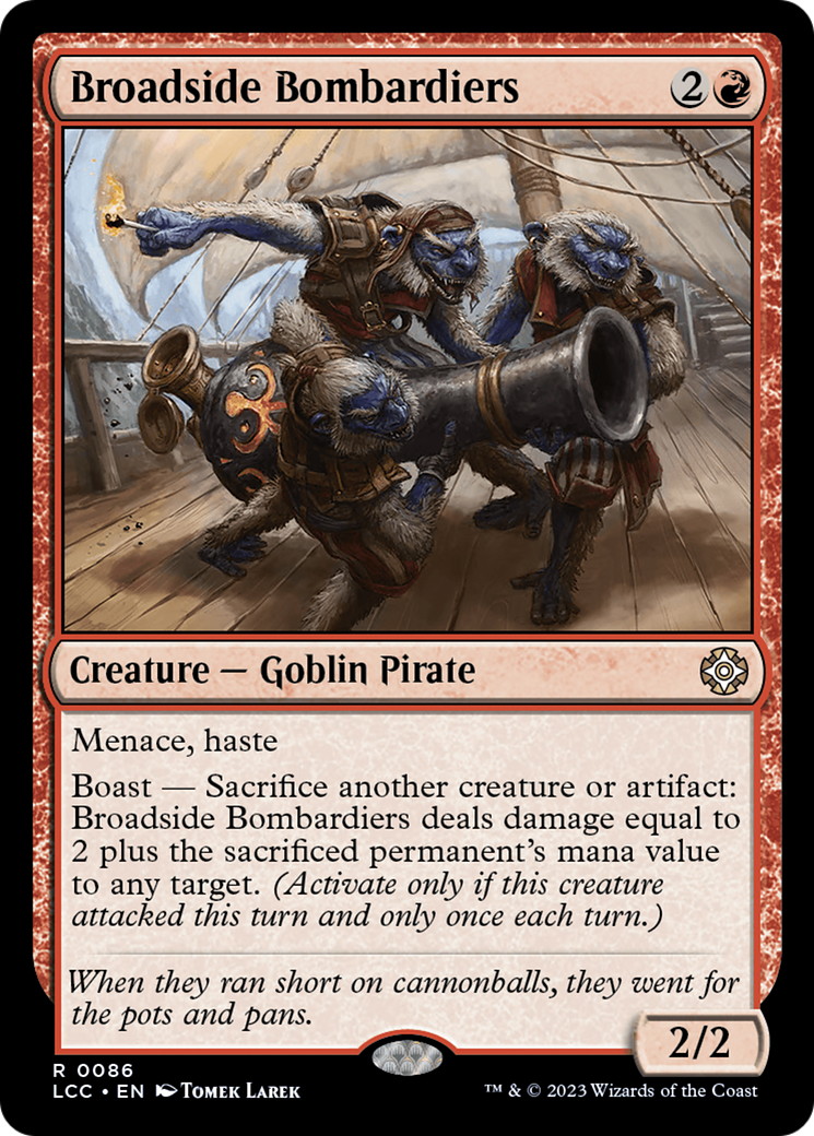 Broadside Bombardiers [The Lost Caverns of Ixalan Commander] | The Time Vault CA