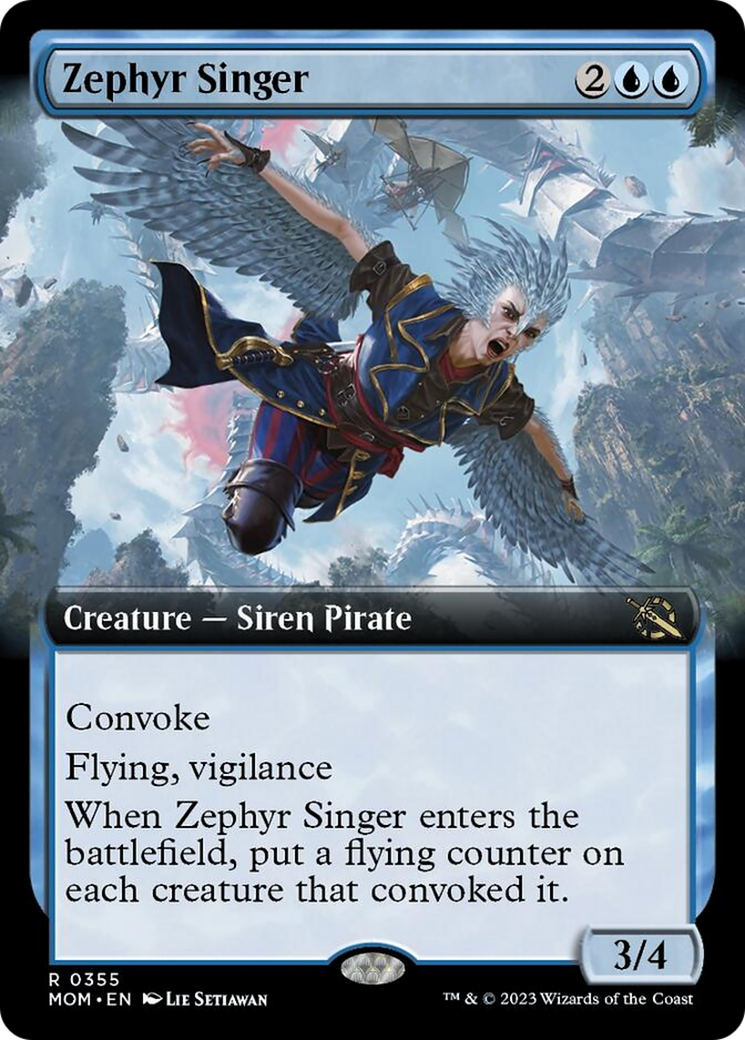 Zephyr Singer (Extended Art) [March of the Machine] | The Time Vault CA