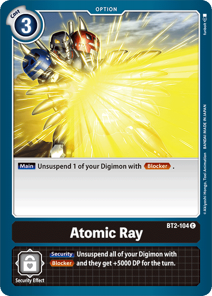 Atomic Ray [BT2-104] [Release Special Booster Ver.1.0] | The Time Vault CA