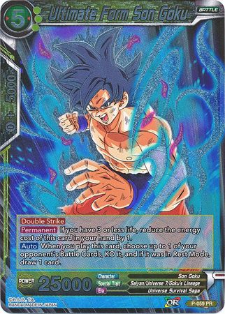 Ultimate Form Son Goku (P-059) [Promotion Cards] | The Time Vault CA