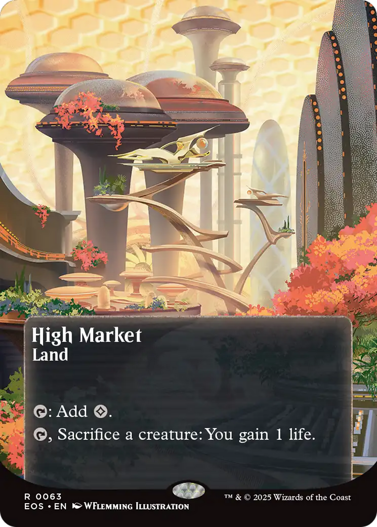 High Market (0063) (Borderless) [Edge of Eternities: Stellar Sights] | The Time Vault CA