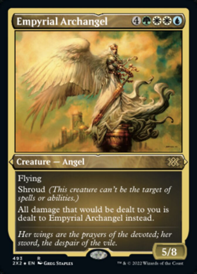 Empyrial Archangel (Foil Etched) [Double Masters 2022] | The Time Vault CA