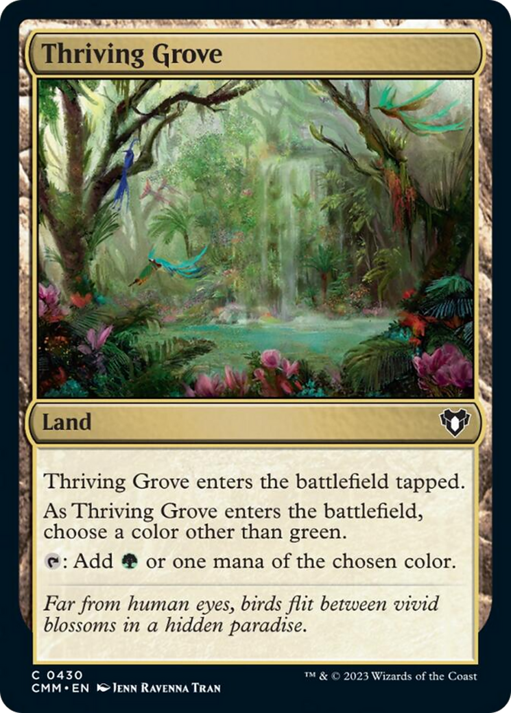 Thriving Grove [Commander Masters] | The Time Vault CA